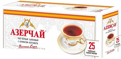 Чай черный АЗЕРЧАЙ с ароматом бергамота 25 &times; 2 г