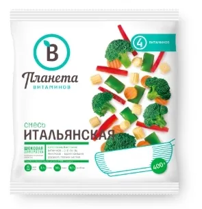 Овощная смесь ПЛАНЕТА ВИТАМИНОВ "Итальянская" 400 г