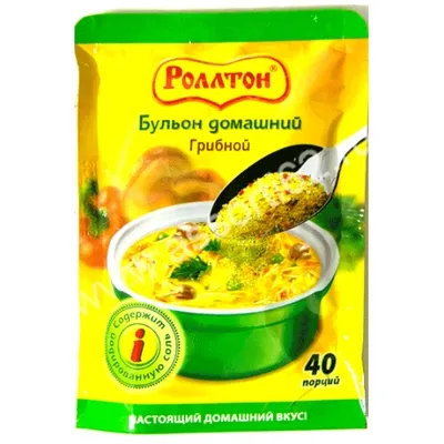 Бульон РОЛЛТОН домашний грибной 100 г