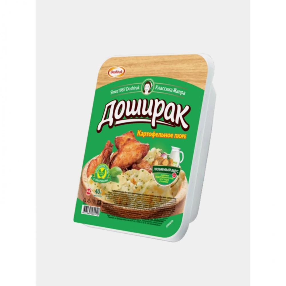 Пюре картофельное ДОШИРАК со вкусом крыльев гриль 40 г