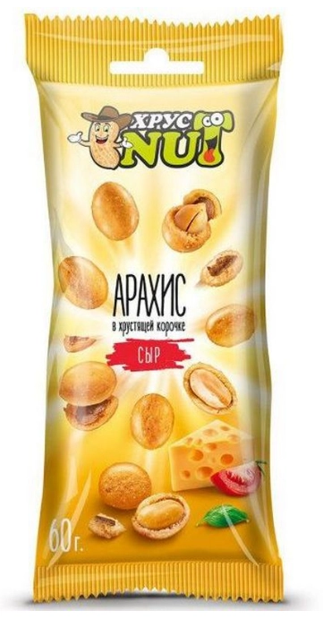 Арахис ХРУСNUT &laquo;Нежный сыр&raquo; в хрустящей корочке 50 г