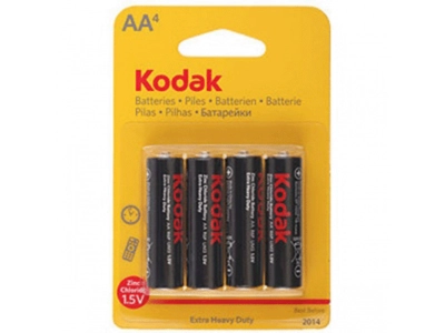Батарейка Kodak Extra R6 AA BL4 Heavy Duty 1.5V (4/80/400/26400)