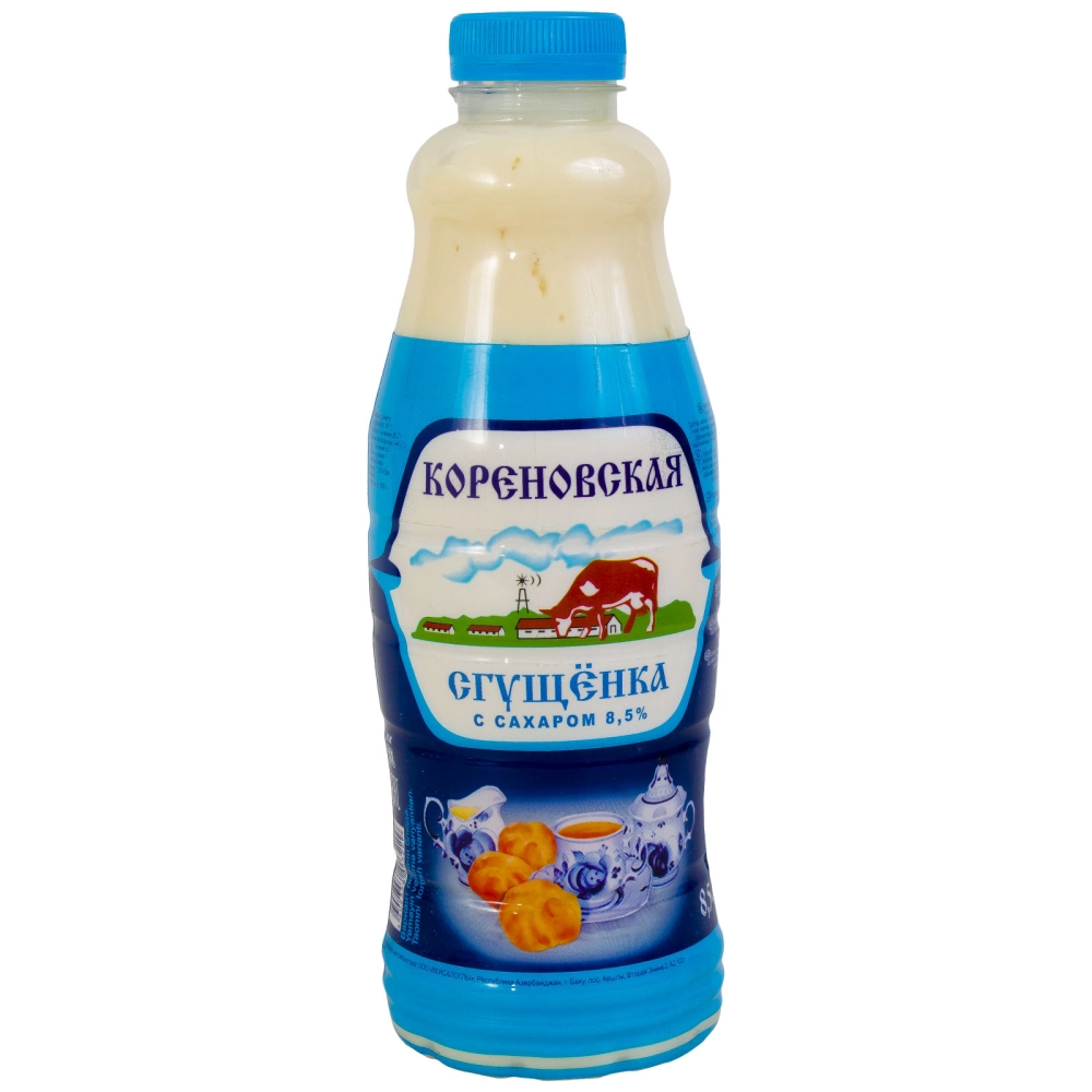 Молоко сгущенное КОРЕНОВСКАЯ с сахаром 1,25 кг 8,5%