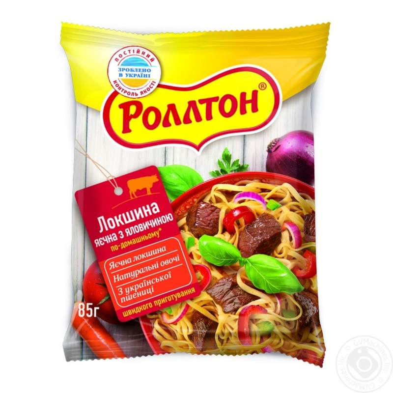 Лапша РОЛЛТОН "По-домашнему" с говядиной 85 г