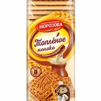 Топленое молоко печенье сахарное 430 г Морозов