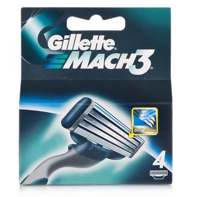 Кассета сменная GILLETTE "Mach3" 4 шт
