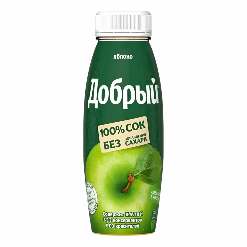 Сок ДОБРЫЙ яблоко 0.3 л