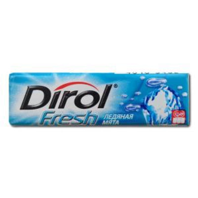 Жевательная резинка DIROL Fresh ледяная мята 13.6 г