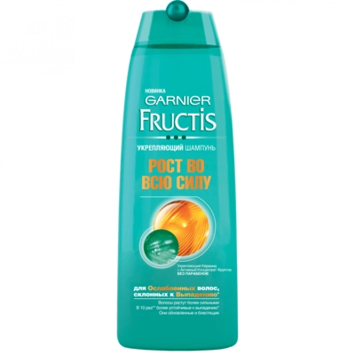 Garnier Fructis Шампунь д/тонких волос "Рост во всю силу" фл. 400 мл