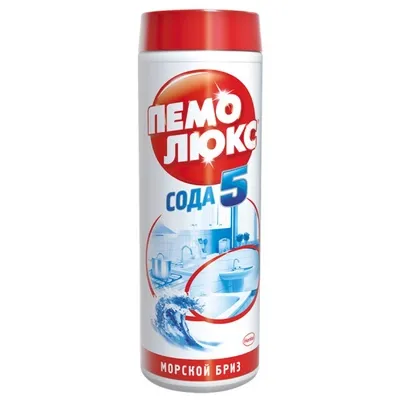 Порошок чистящий ПЕМОЛЮКС "Сода 5. Морской бриз" 480 г