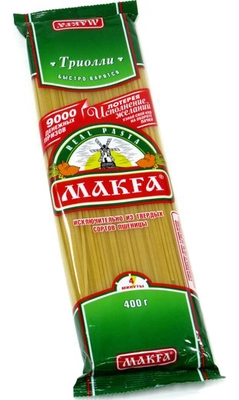 Макаронные изделия МАКФА "Триолли" вермишель длинная оригинальная 400 г