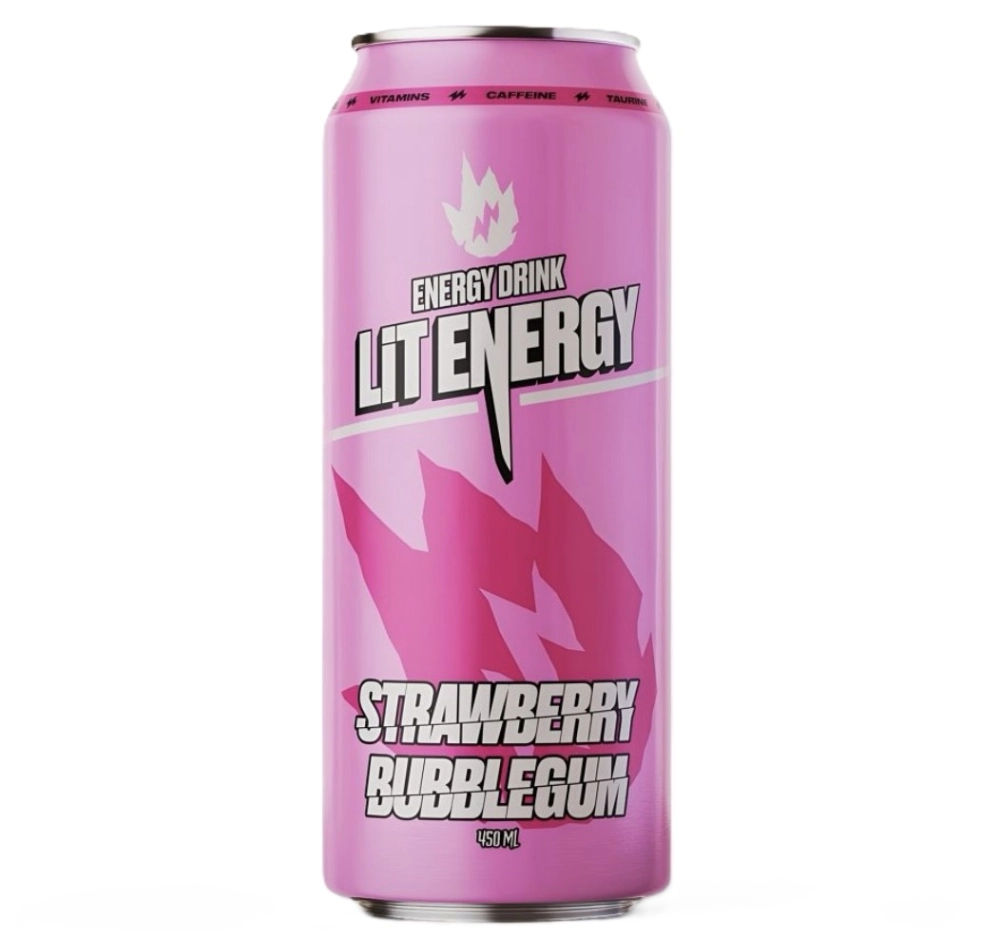Напиток энергетический LIT ENERGY "Strawberry Bubblegum" 0.45 л