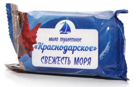 Мыло туалетное КРАСНОДАРСКОЕ "Свежесть моря" 100 г