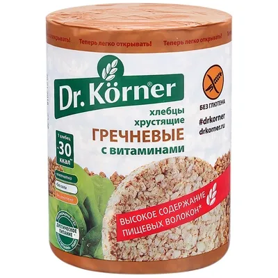 Хлебцы DR. KORNER гречневые с витаминами 100 г