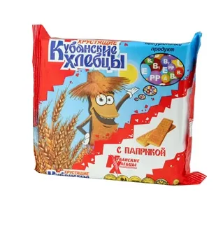 Хлебцы хрустящие "Кубанские хлебцы" с паприкой уп. 100г