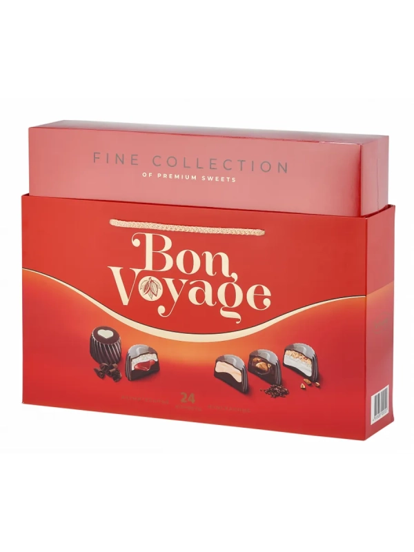 Конфеты BON VOYAGE Конфеты BON VOYAGE "Premium" ассорти красная 370 г