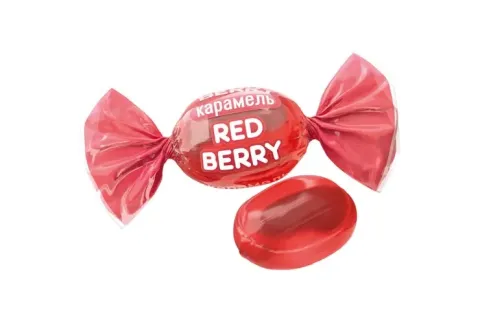 Карамель KDV "Red berry" леденцовая 1 кг