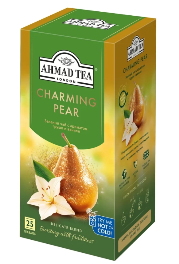 Чай зеленый AHMAD TEA "Чарующая груша" 25 &times; 1,5 г