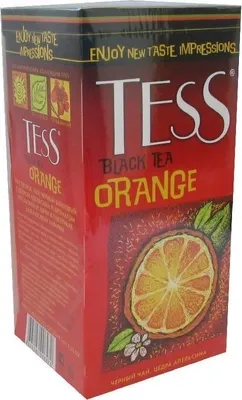 Чай черный TESS "Orange" 25 &times; 2 г