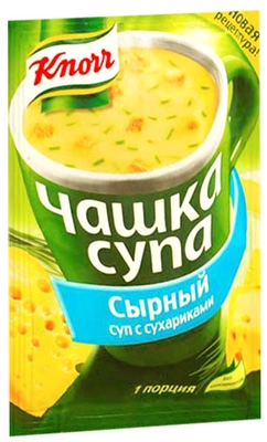 Суп KNORR "Чашка супа" сырный с сухариками 15.6 г