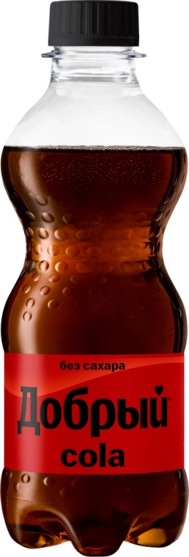 Напиток ДОБРЫЙ "Кола без сахара" сильногазированный 0.3 л