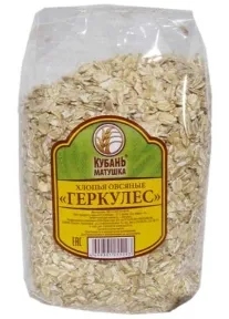 Хлопья КУБАНЬ МАТУШКА "Геркулес" овсяные 400 г