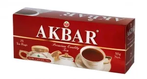 Чай черный AKBAR Чай черный AKBAR "Красно-белая серия" 25 × 2 г
