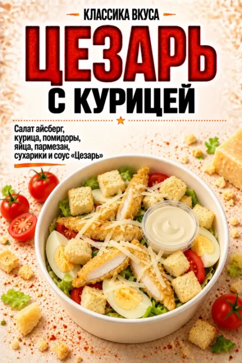 Салат Цезарь с курицей ИП Купреев