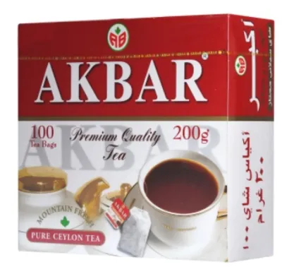 Чай черный AKBAR "Красно-белая серия" 100 &times; 2 г