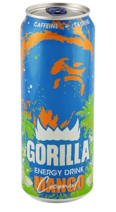 Напиток энергетический GORILLA Напиток энергетический GORILLA "Mango Coconut" 0.45 л