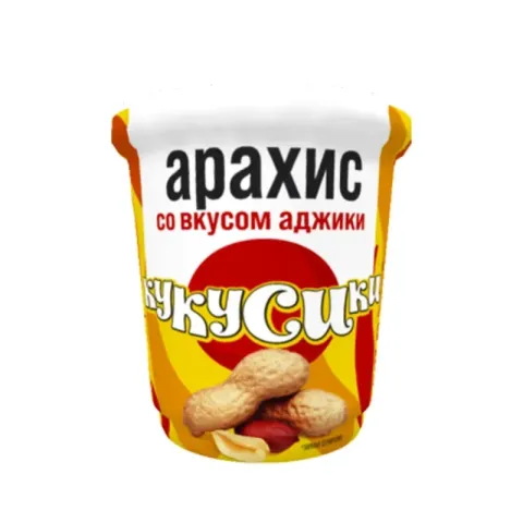 Арахис КУКУСИКИ жареный со вкусом аджики 70 г Арахис КУКУСИКИ жареный со вкусом аджики 70 г