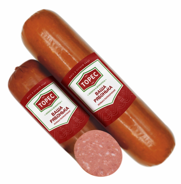 Колбаса ТОРЕС "Ваша Рябонька" полукопченая 330 г