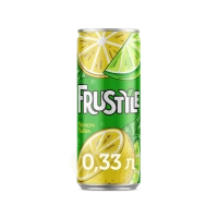 Напиток FRUSTYLE "Лимон-Лайм" сильногазированный 0.33 л
