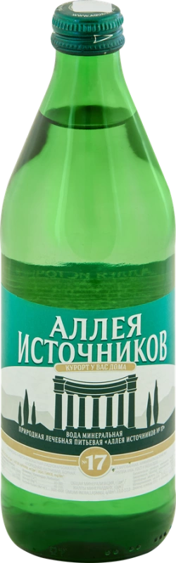 Вода Ессентуки №17 0,5л Аллея Источников евровинт газированная