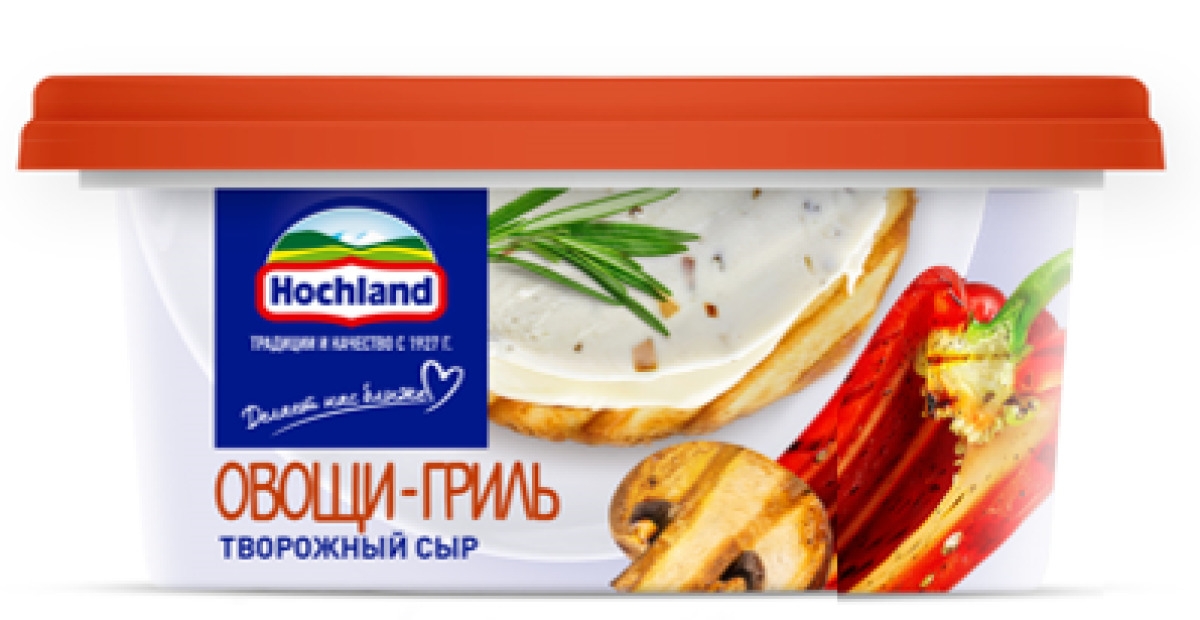 Сыр творожный HOCHLAND Сыр творожный HOCHLAND "Овощи-гриль" 140 г