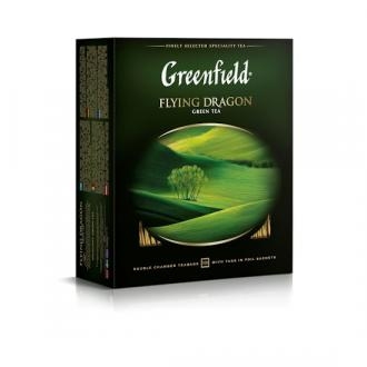 Чай зеленый GREENFIELD Чай зеленый GREENFIELD "Flying Dragon" 100х2г