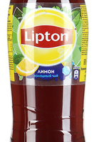 Холодный чай LIPTON чёрный лимон 1 л