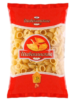 Макаронные изделия ШЕБЕКИНСКИЕ улитка "Сабо" 450 г