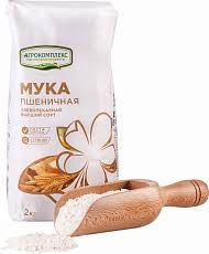 Мука АГРОКОМПЛЕКС хлебопекарная высший сорт 2 кг Мука АГРОКОМПЛЕКС хлебопекарная высший сорт 2 кг