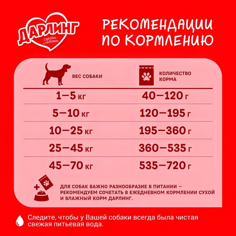 PURINA "Дарлинг" с мясом и овощами 500 г