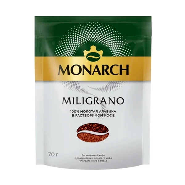 Кофе растворимый MONARCH Miligrano 70 г
