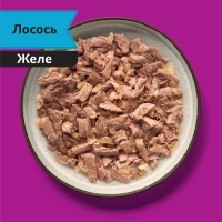 WHISKAS "Рыбная коллекция" лосось в желе 85 г