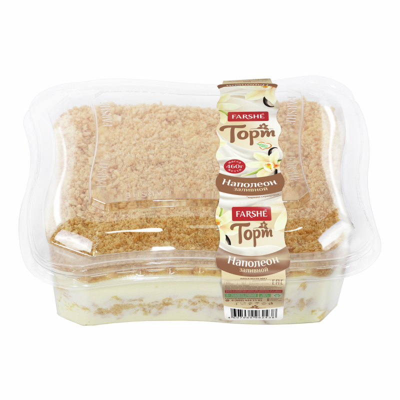 FARSHE Торт «Наполеон заливной» 460гр FARSHE Торт «Наполеон заливной» 460гр