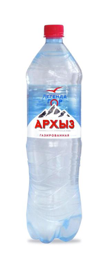 Вода минеральная ЛЕГЕНДА ГОР "Архыз" газированная 1.5 л