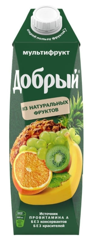 Нектар ДОБРЫЙ мультифрукт 1 л