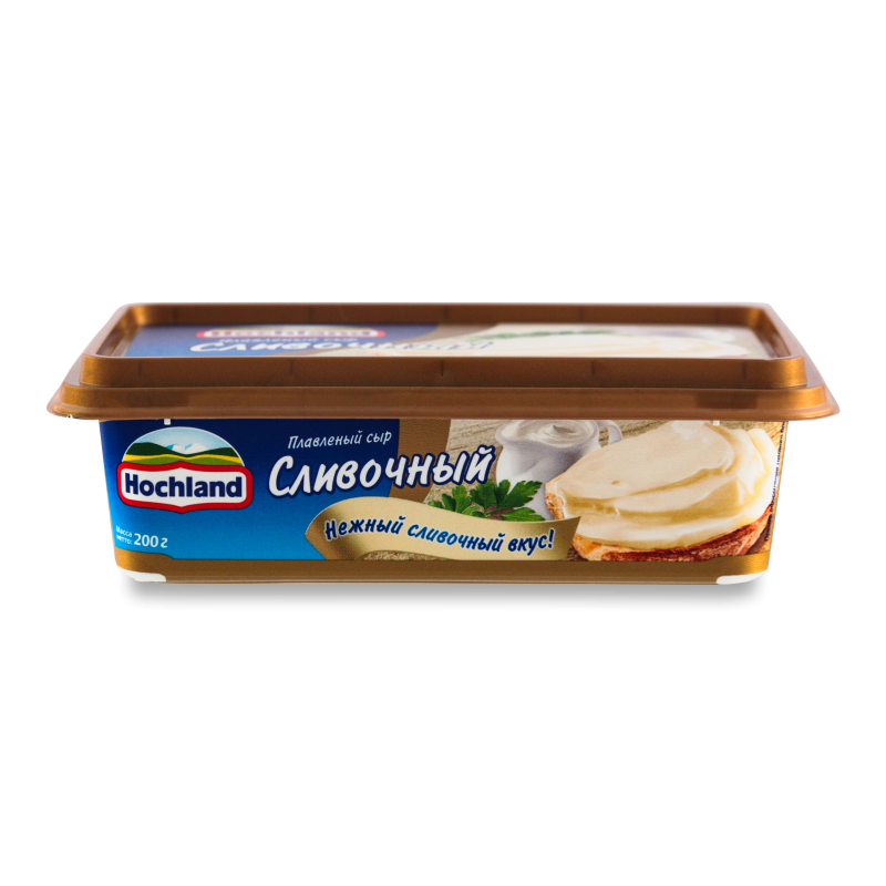 Сыр HOCHLAND Сыр HOCHLAND "Сливочный" плавленый 200 г 55%