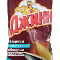 Семечки ДЖИНН "Солнечный великан" жареные соленые 300 г