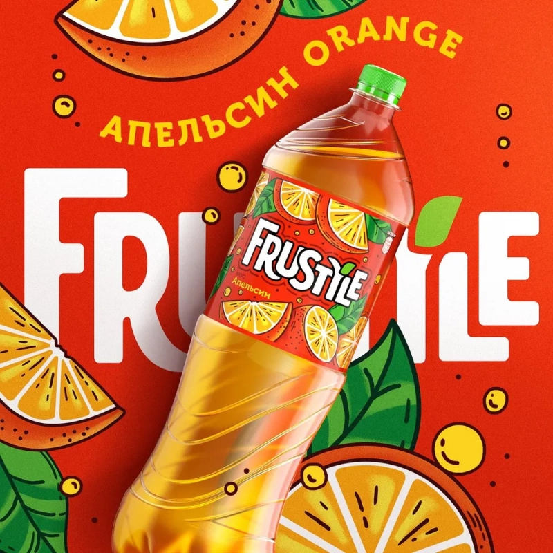 Напиток FRUSTYLE Напиток FRUSTYLE "Апельсин" газированный 1.5 л