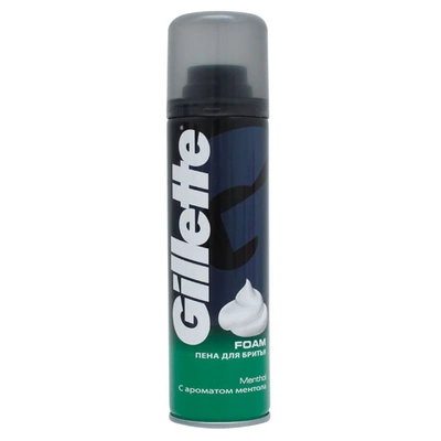 Gillette Foam Пена д/бритья с ментолом балл. аэроз. 200 мл