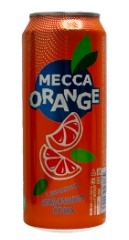 Напиток MECCA "Orange" сильногазированный 0.45 л